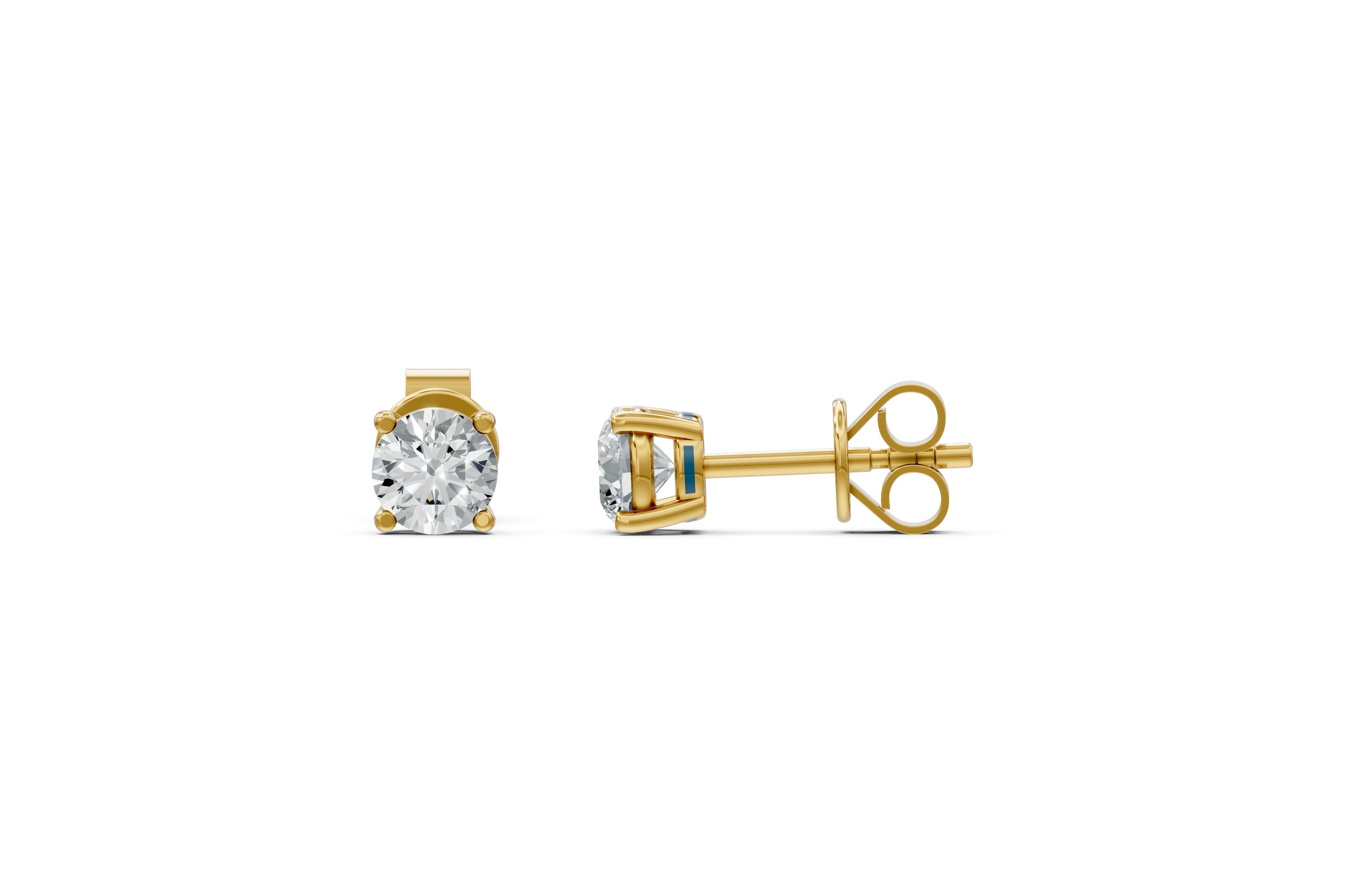 Spark Round Stud Earings