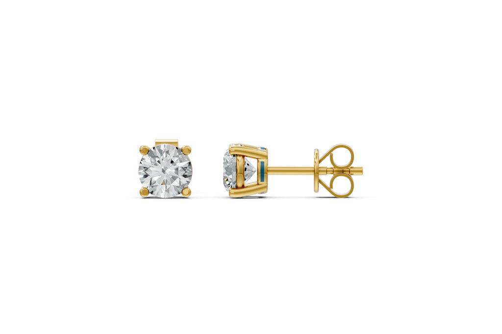 Spark Round Stud Earings