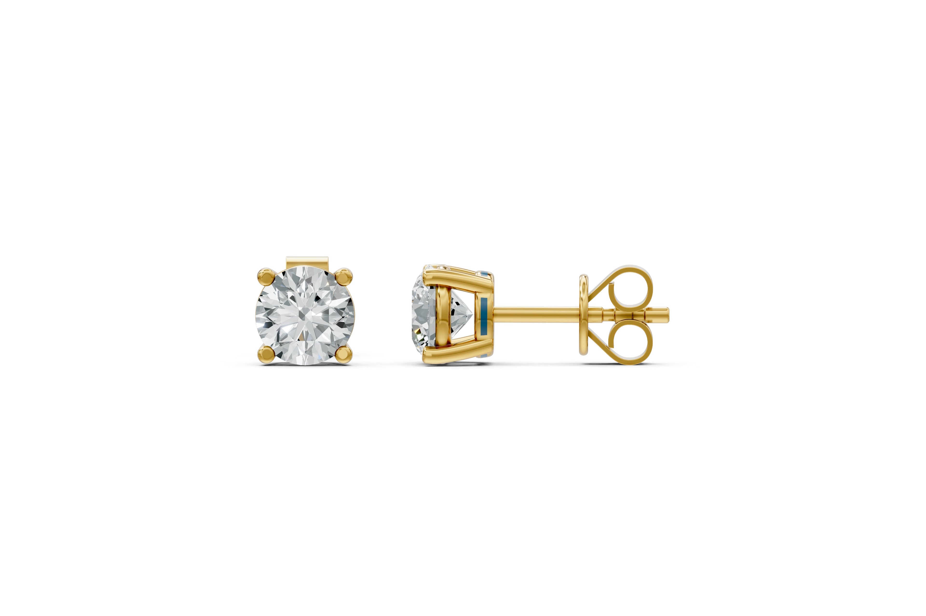 Spark Round Stud Earings