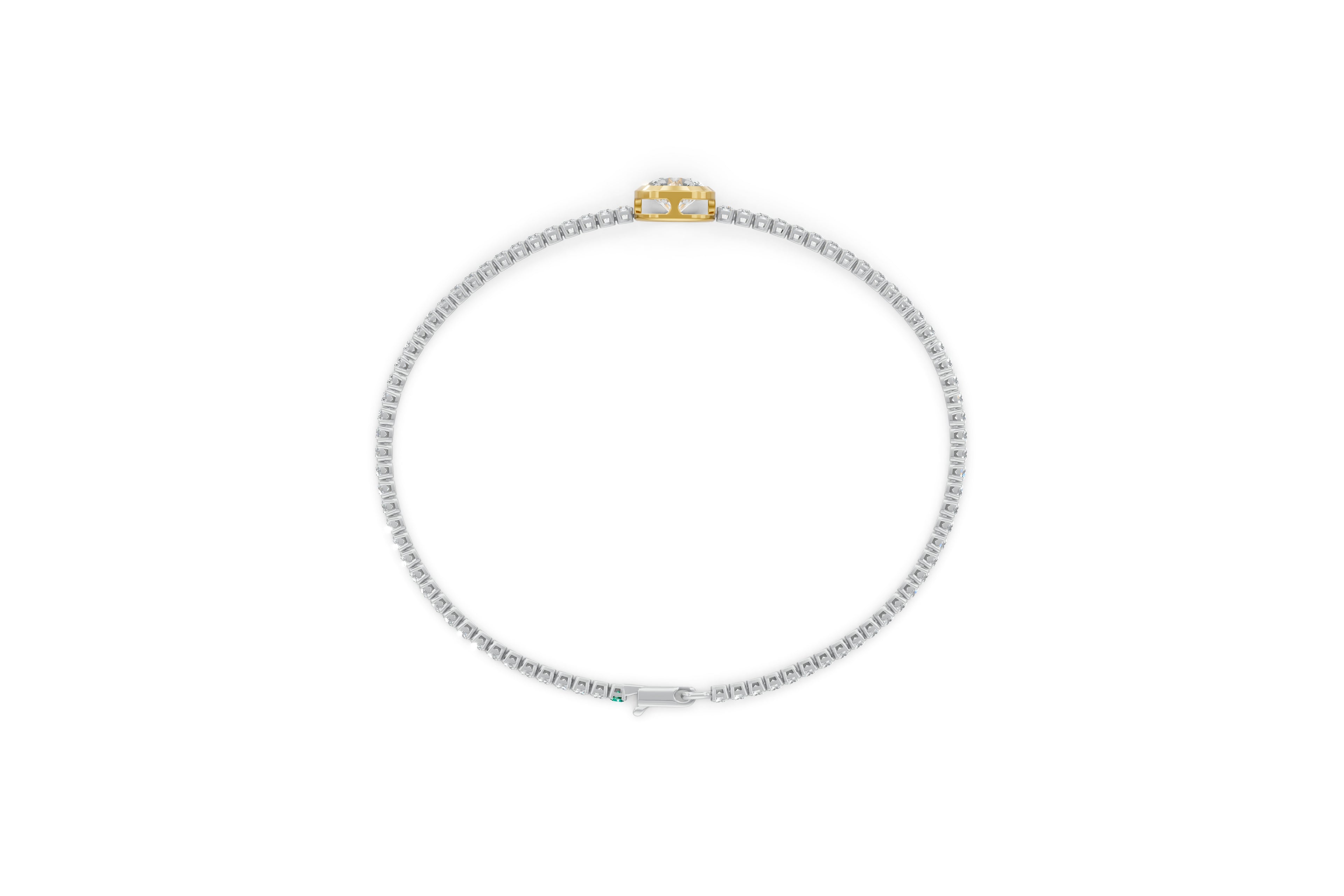 Serena Solitare Tennis Bracelet