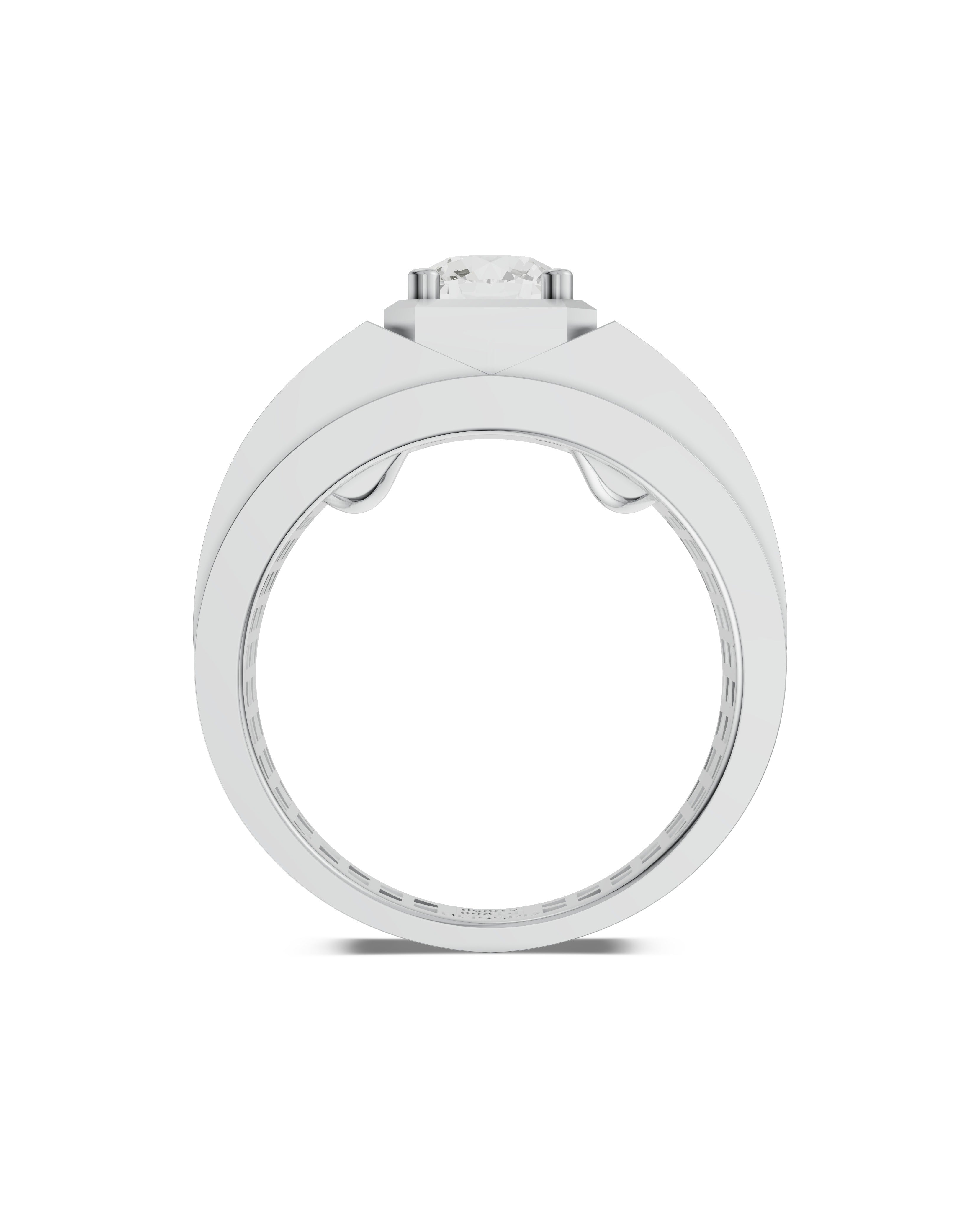 Platinum and Hand-inlaid 22k Gold