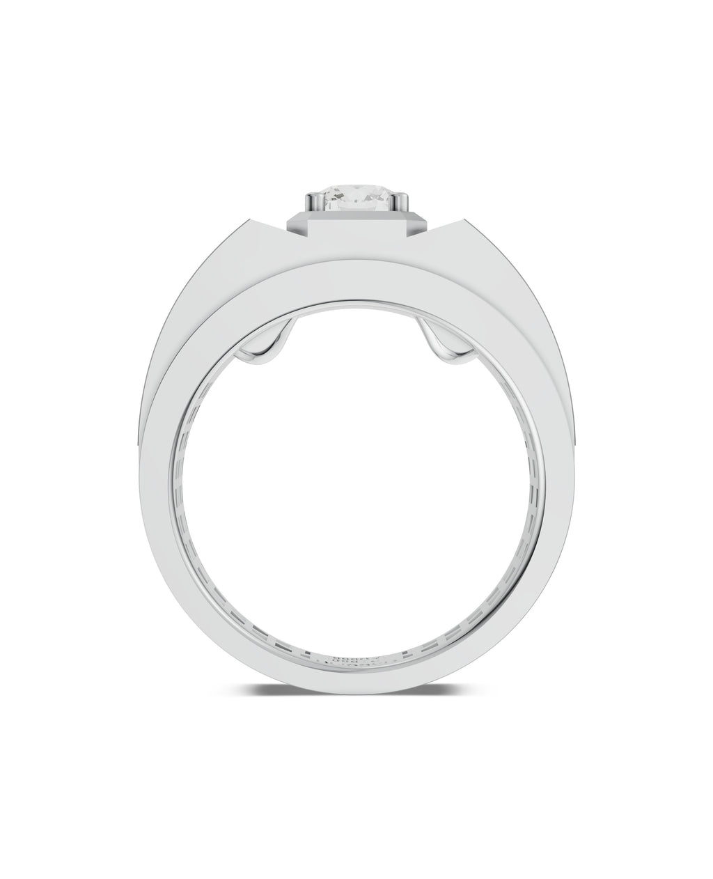 Platinum and 22K Gold Hand-inlay
