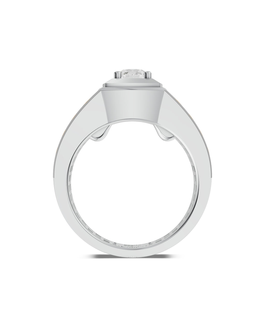 Platinum and Hand-inlaid 22k Gold