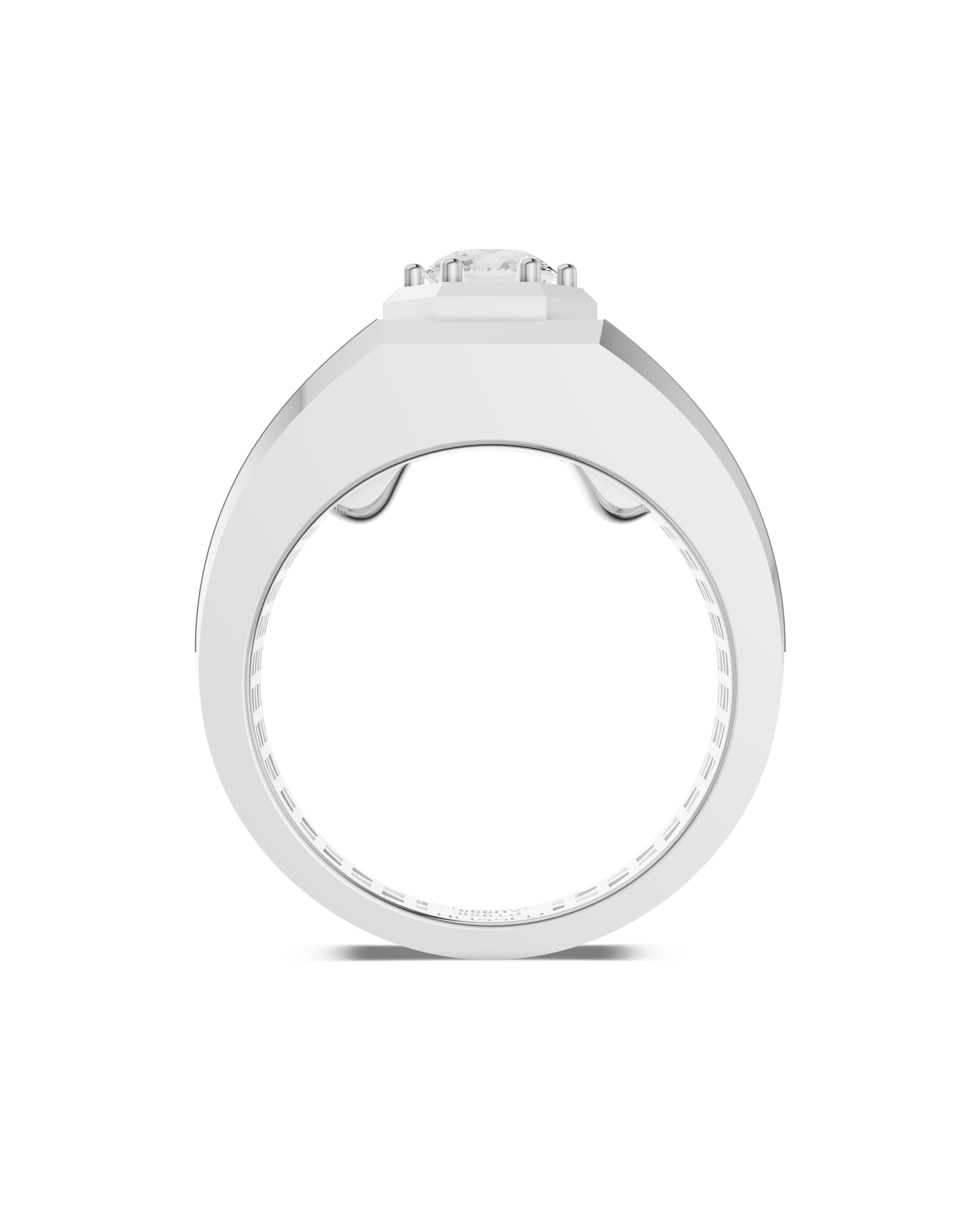Platinum and Hand-inlaid 22k Gold