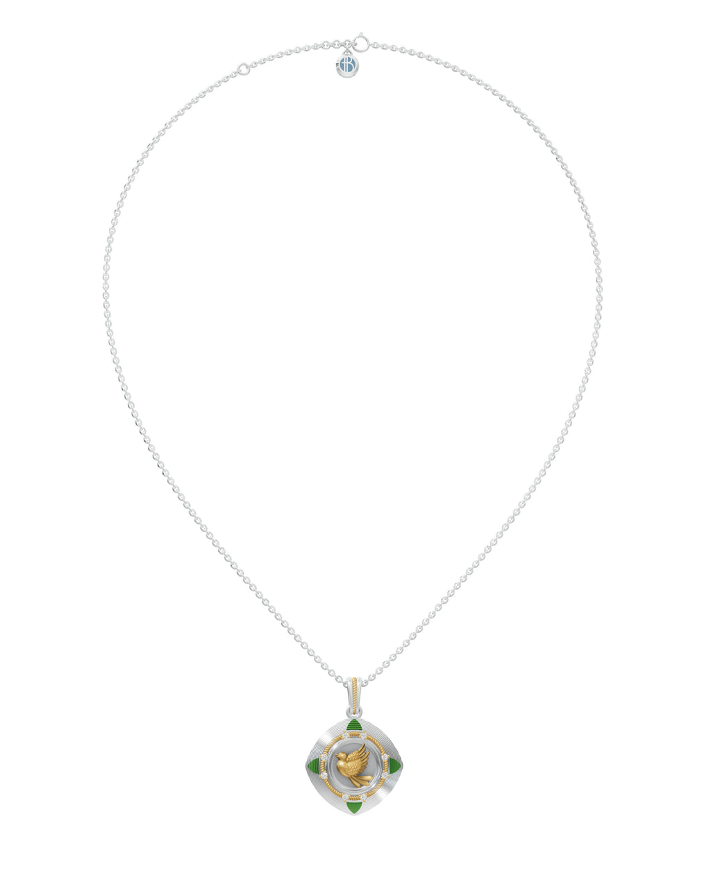 Sterling Silver and Gold Motif