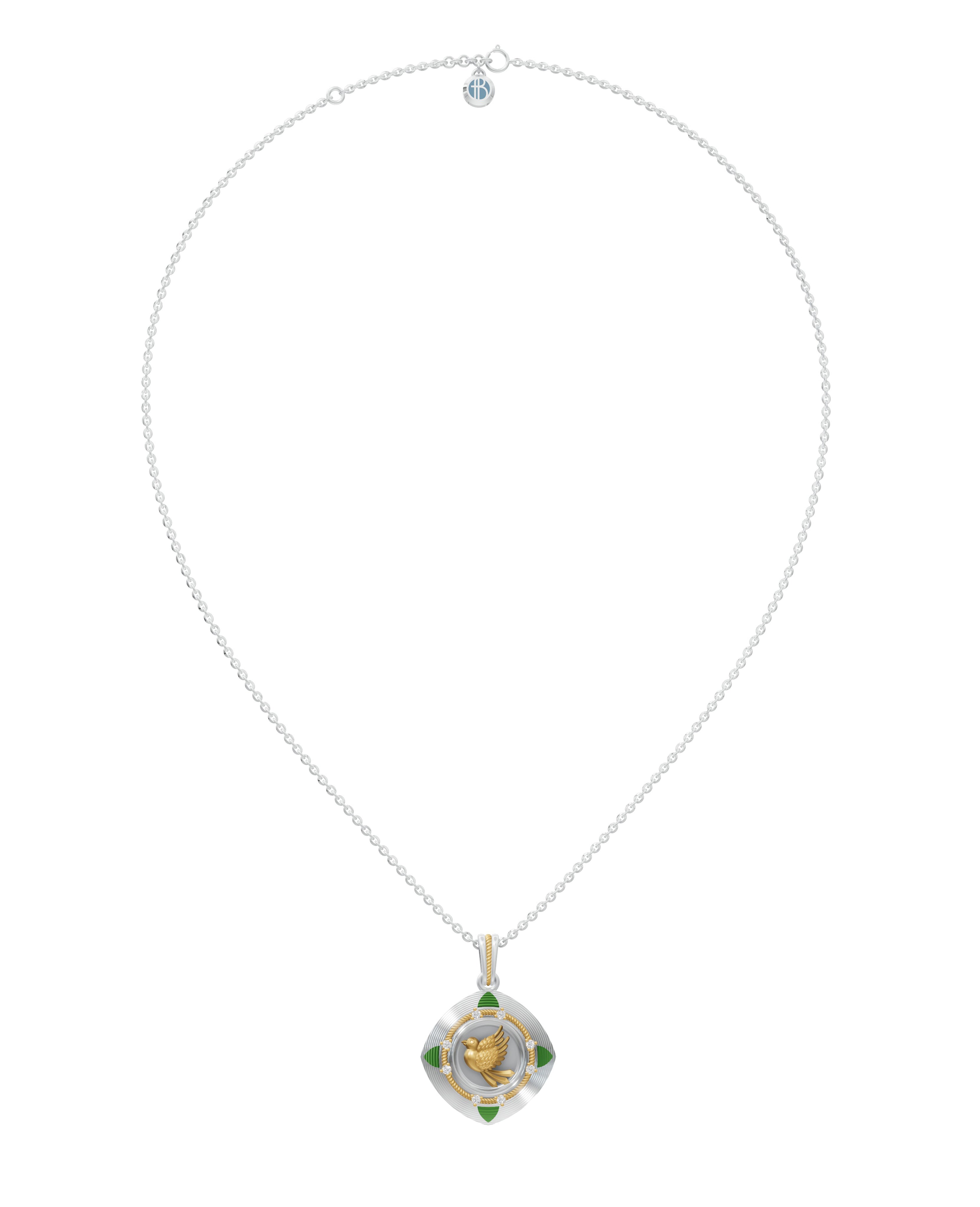 Sterling Silver and Gold Motif