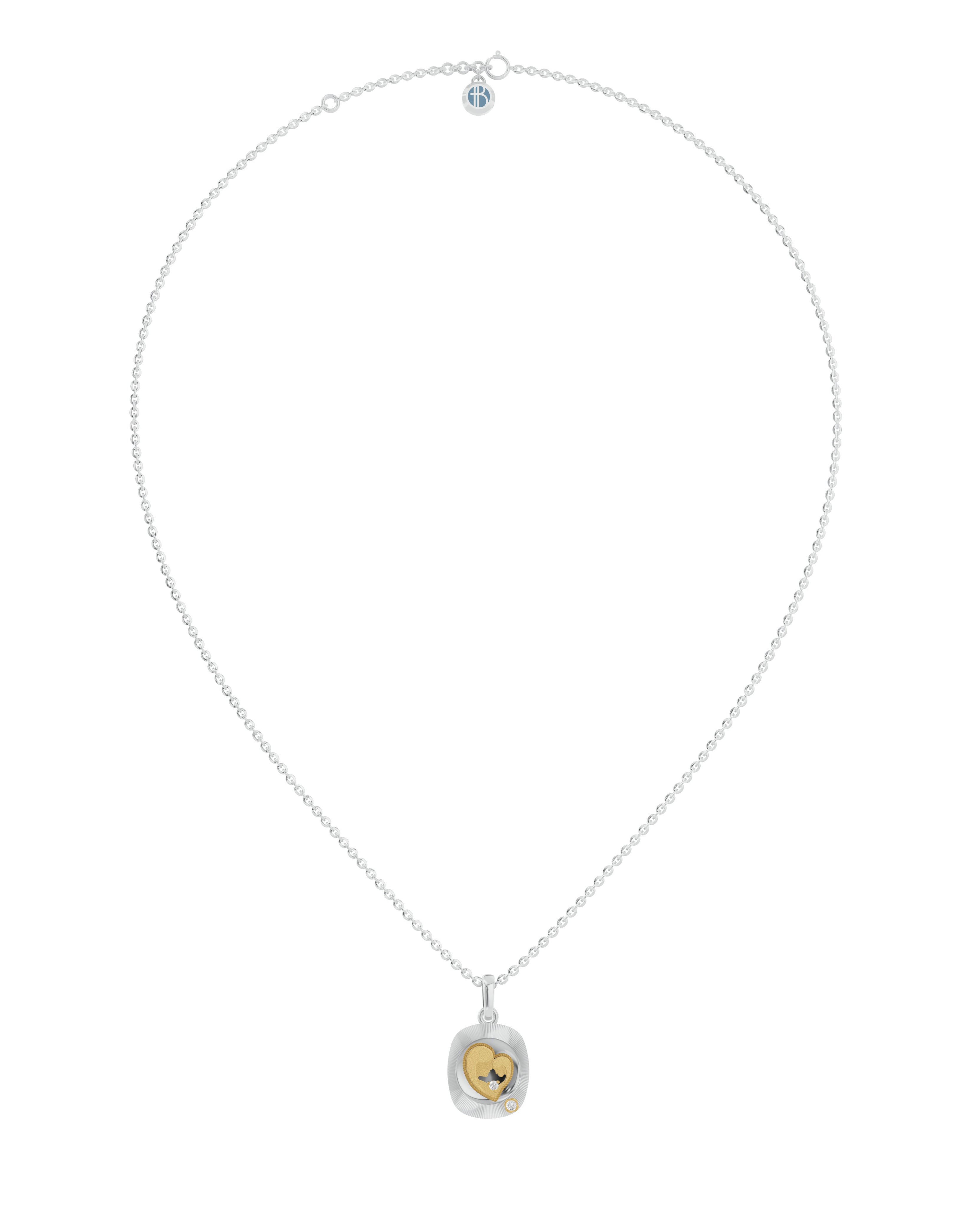 Sterling Silver and Gold Motif