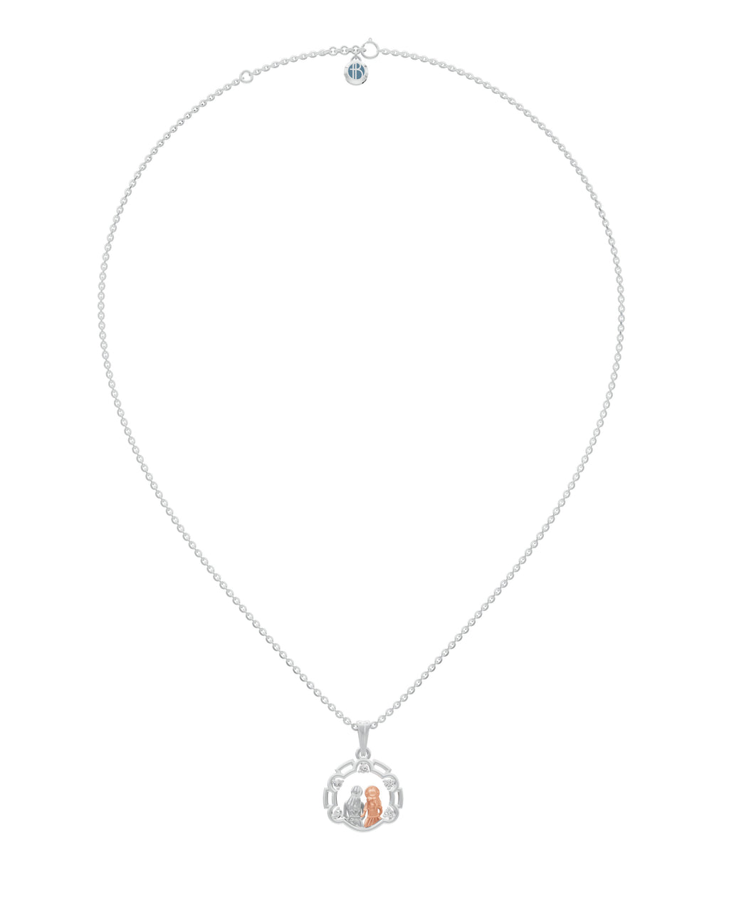 Sterling Silver with Gold motif