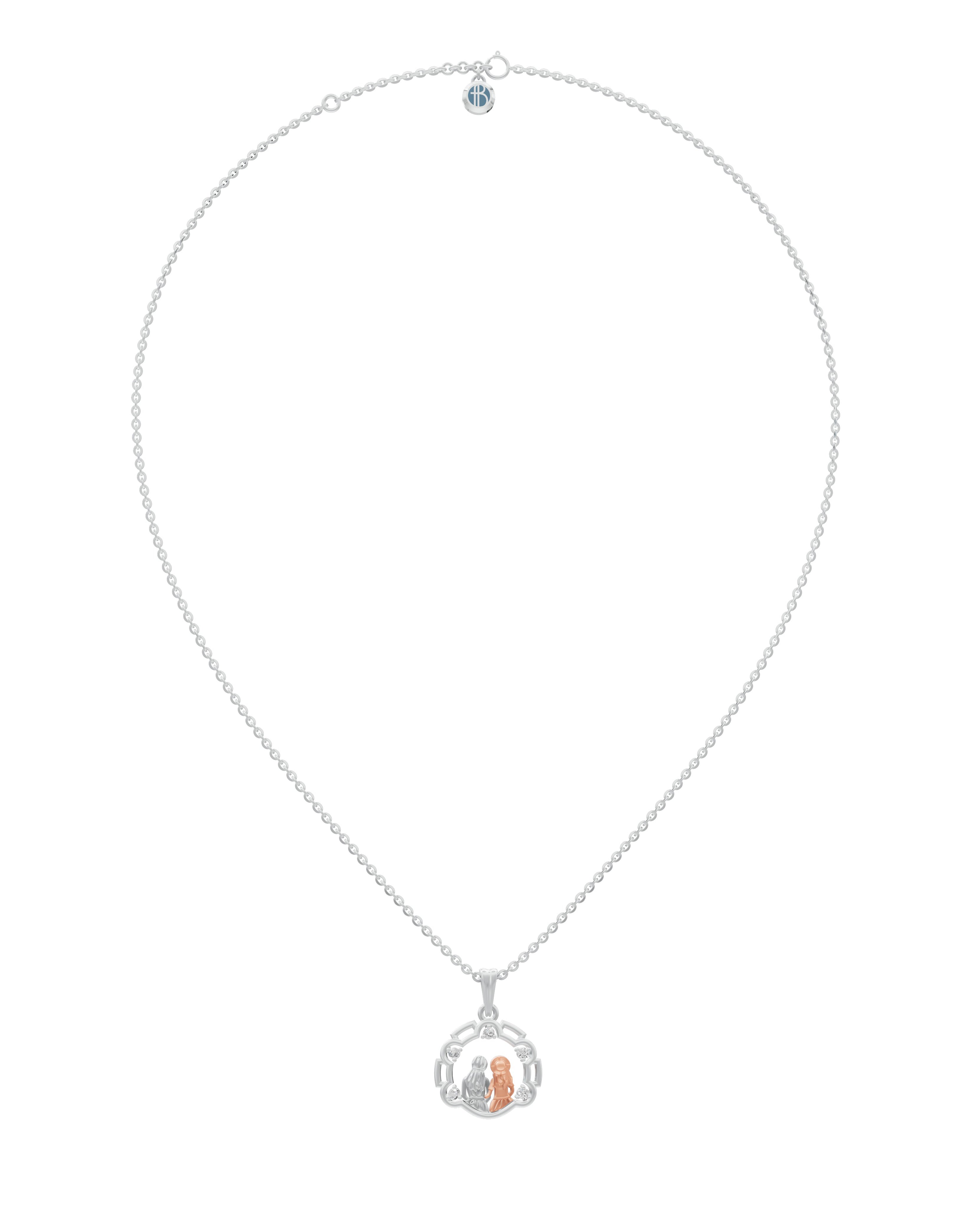 Sterling Silver with Gold motif