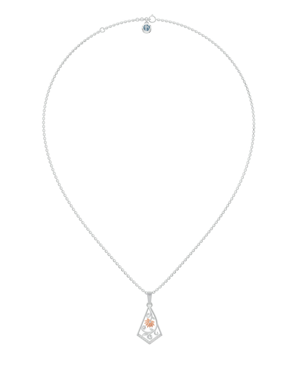 Sterling Silver with Gold motif