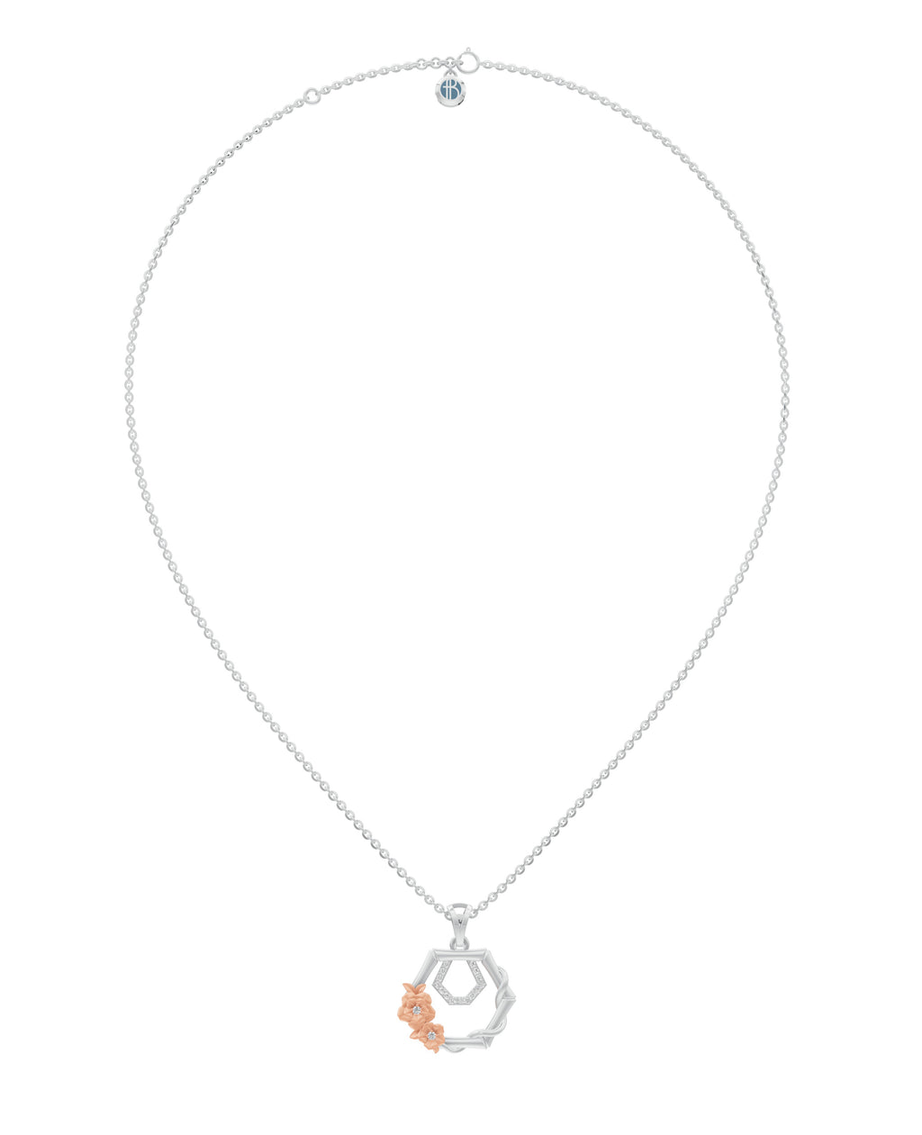 Sterling Silver with Gold motif
