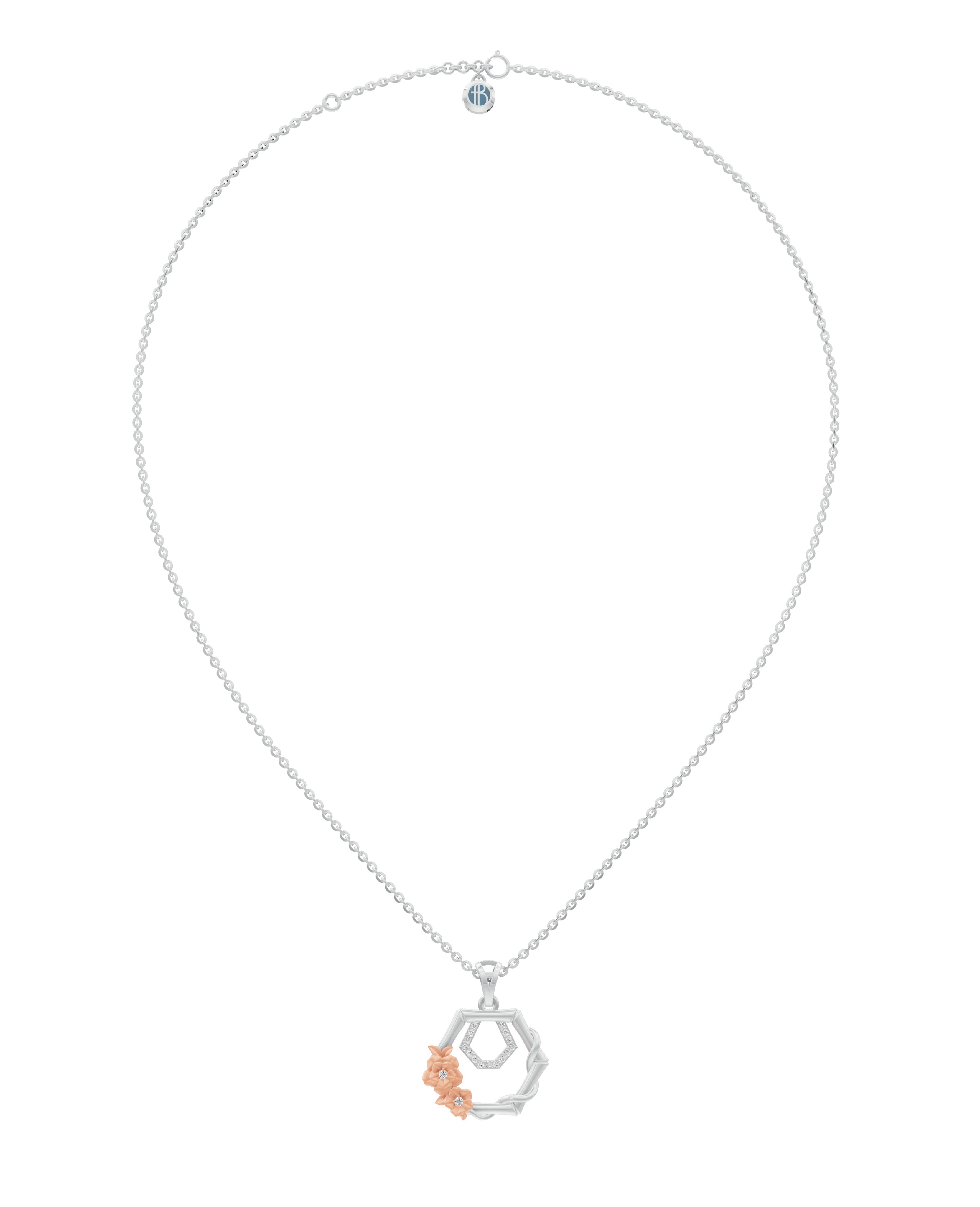Sterling Silver with Gold motif