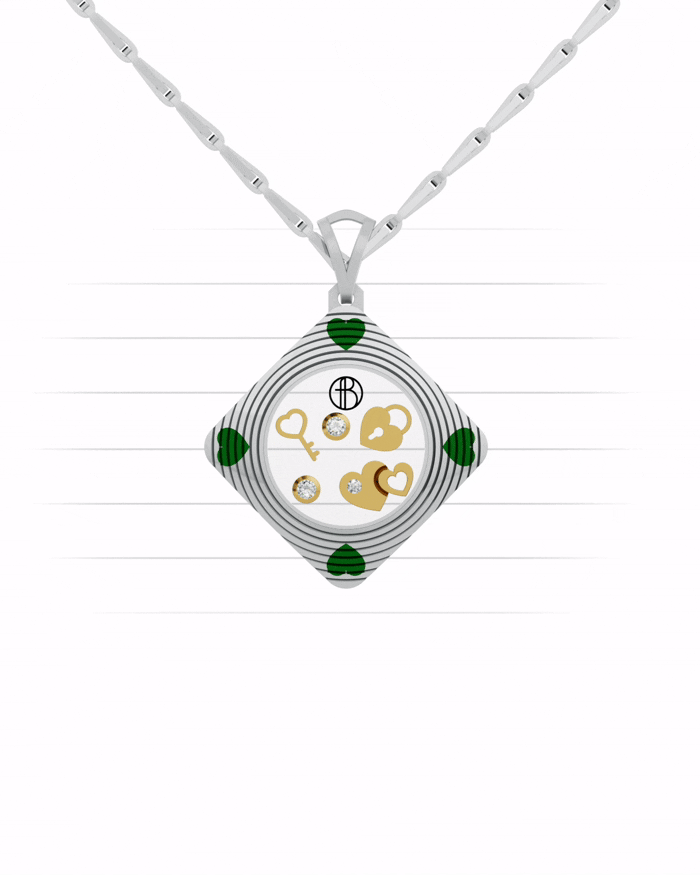 Women's silver pendant