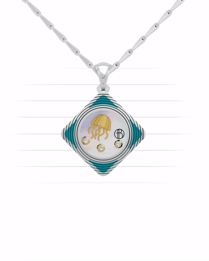 Women's silver pendant