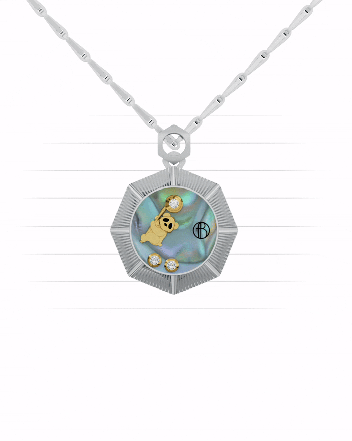Women's silver pendant