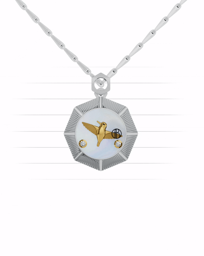 Women's silver pendant