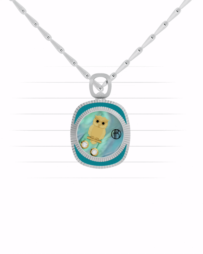 Women's silver pendant