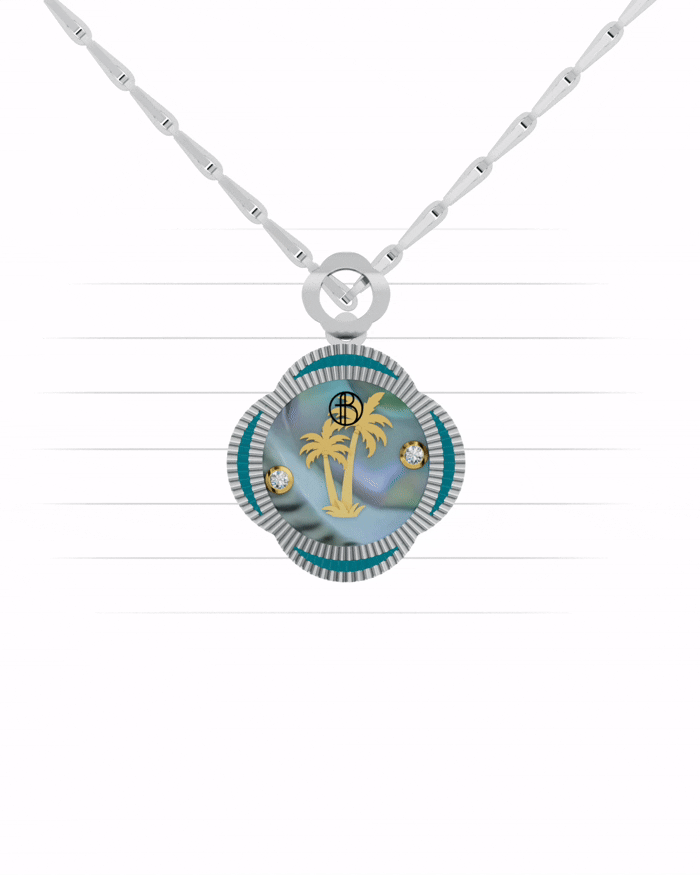 Women's silver pendant