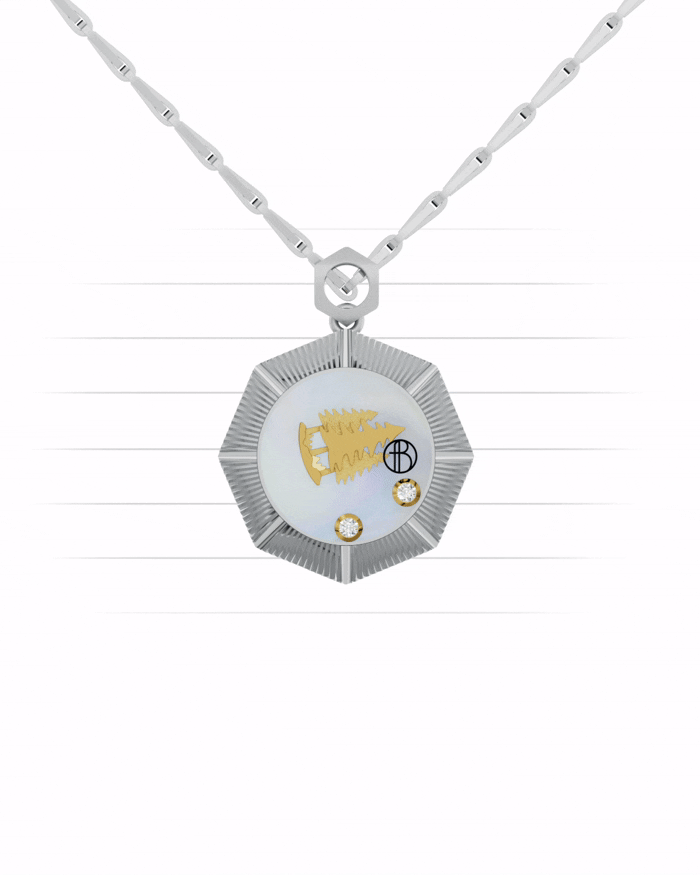 Women's silver pendant