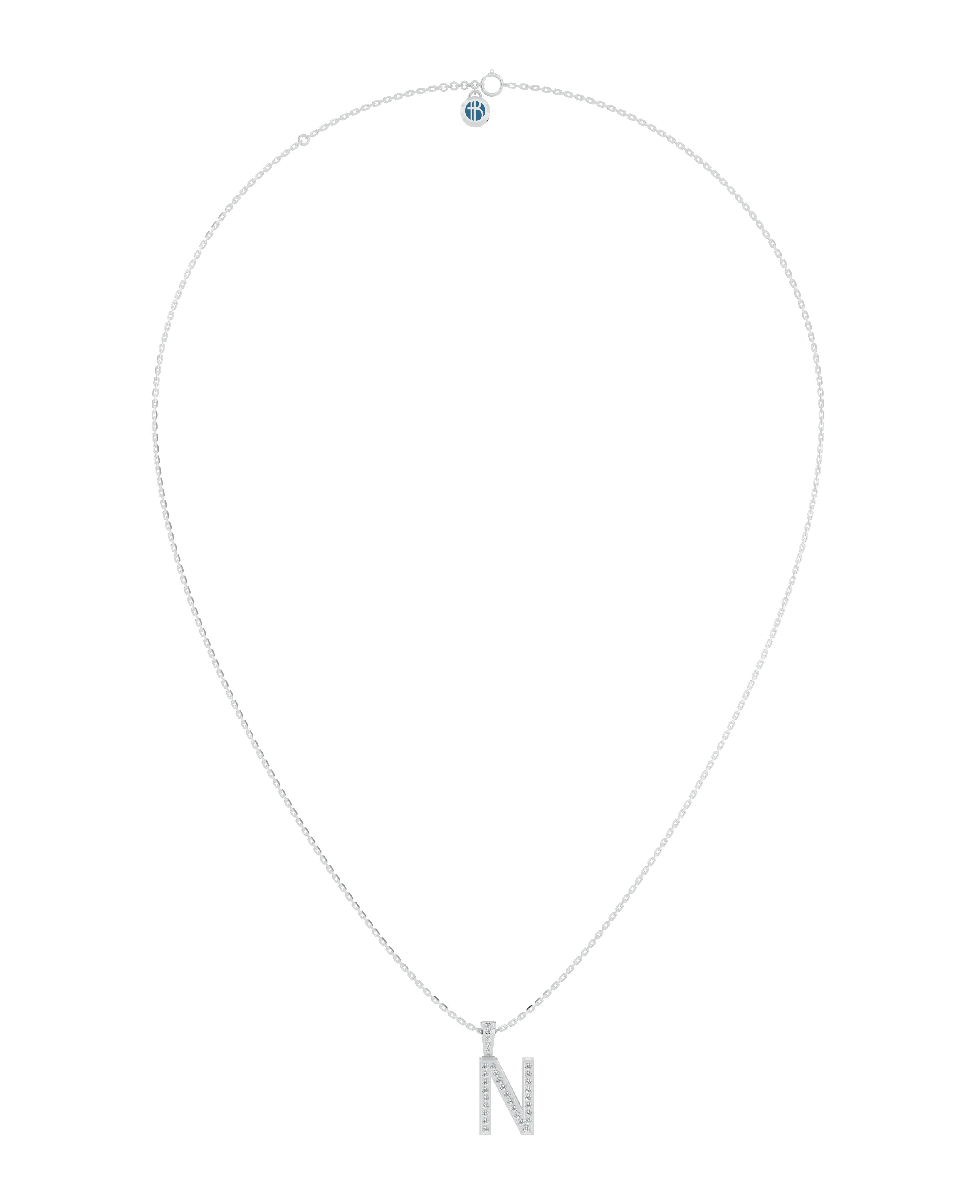 Platinized Sterling Silver