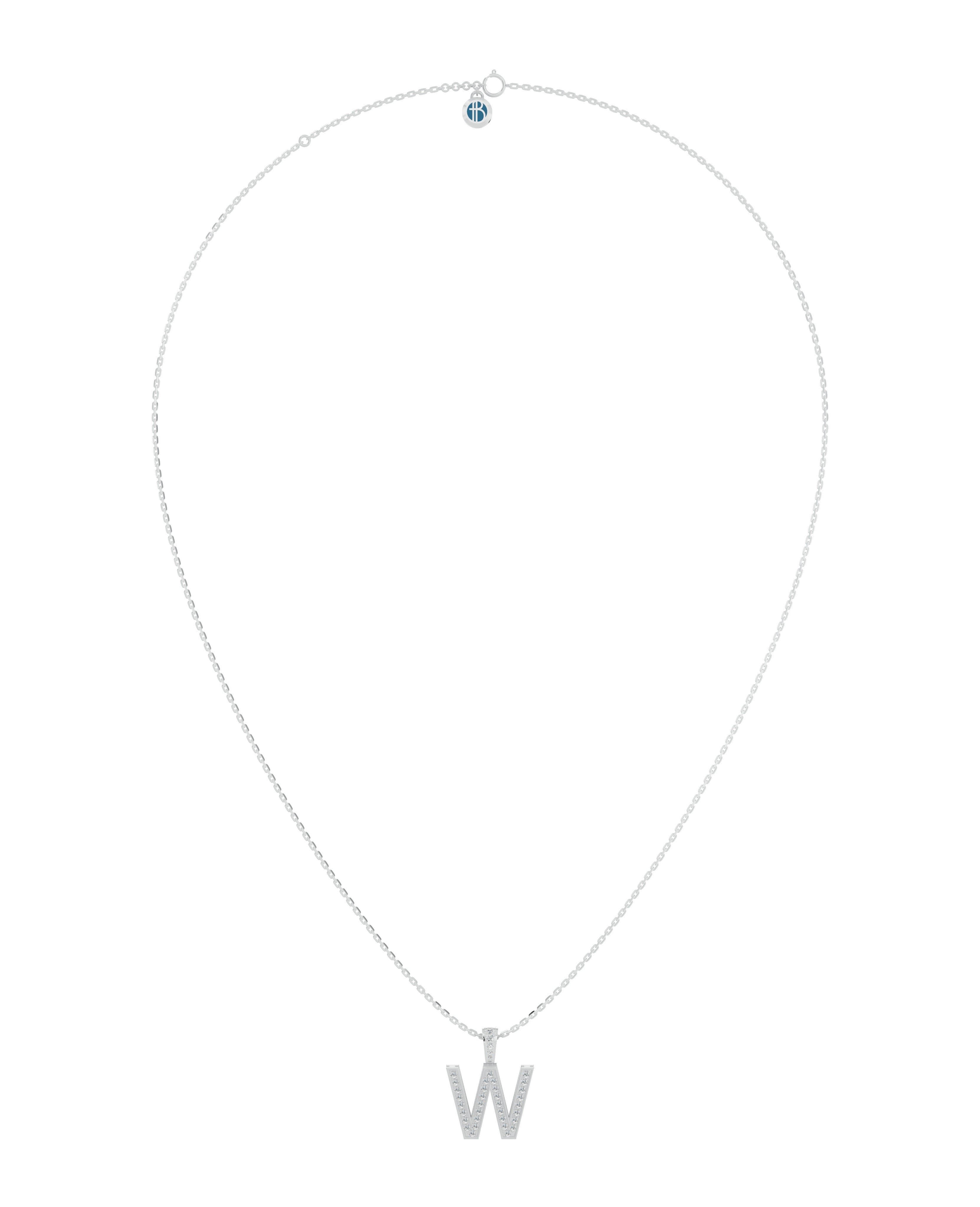 Platinized Sterling Silver