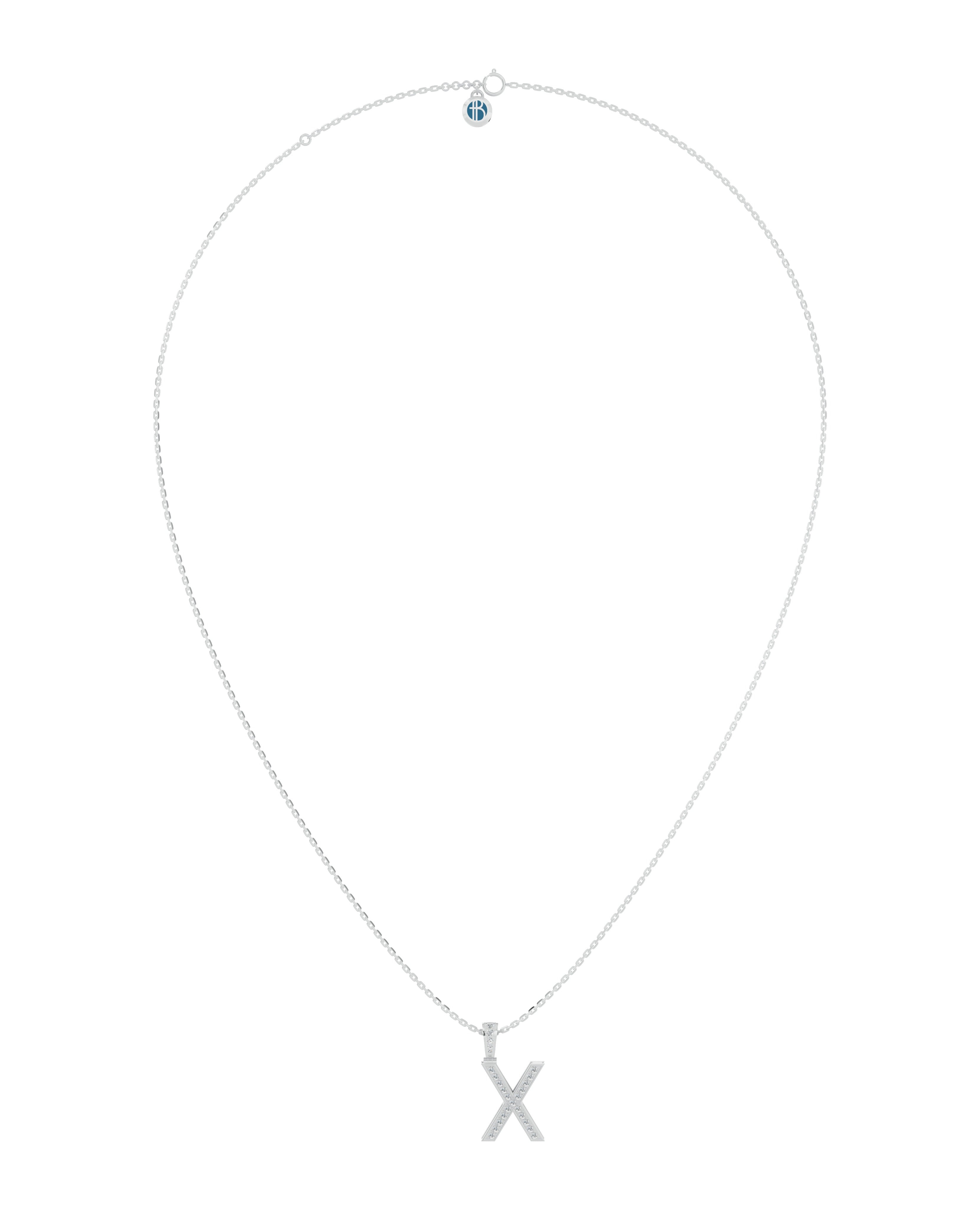 Platinized Sterling Silver