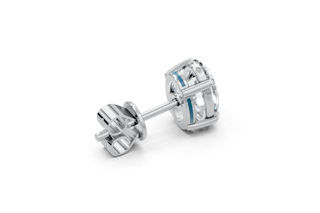 Spark Oval Stud Earings