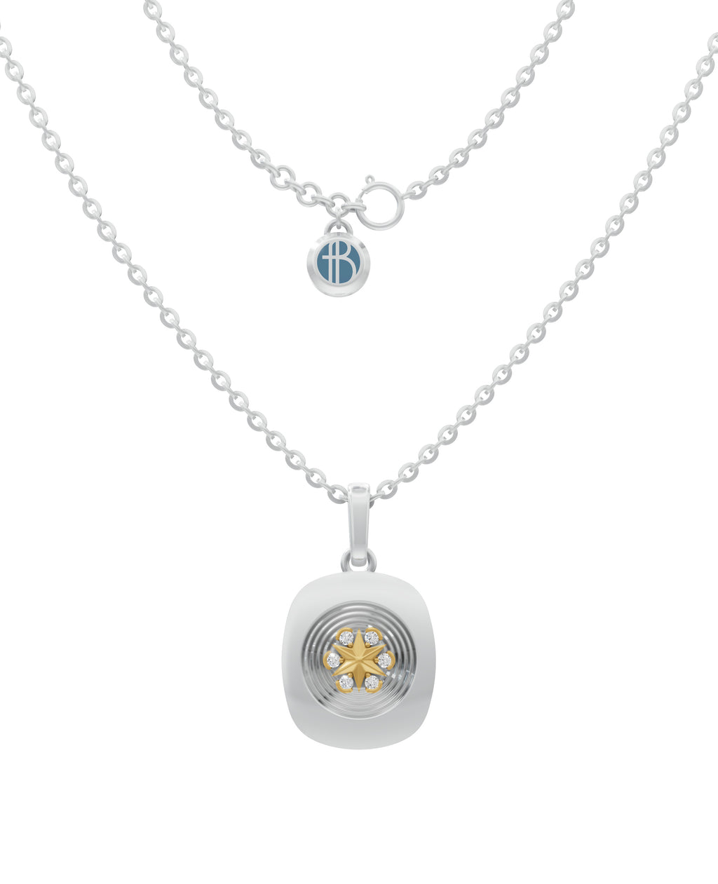 Sterling Silver and Gold Motif