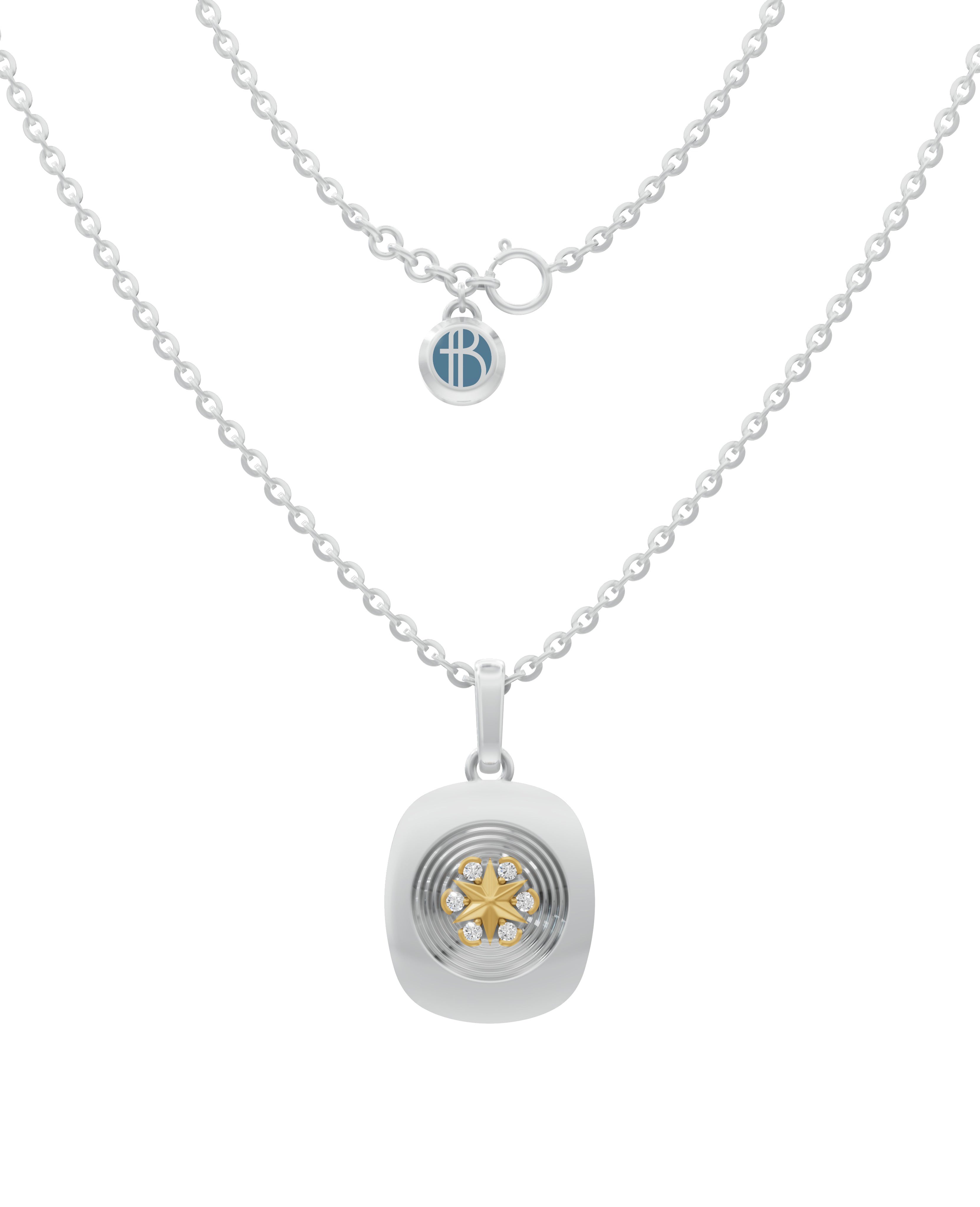 Sterling Silver and Gold Motif