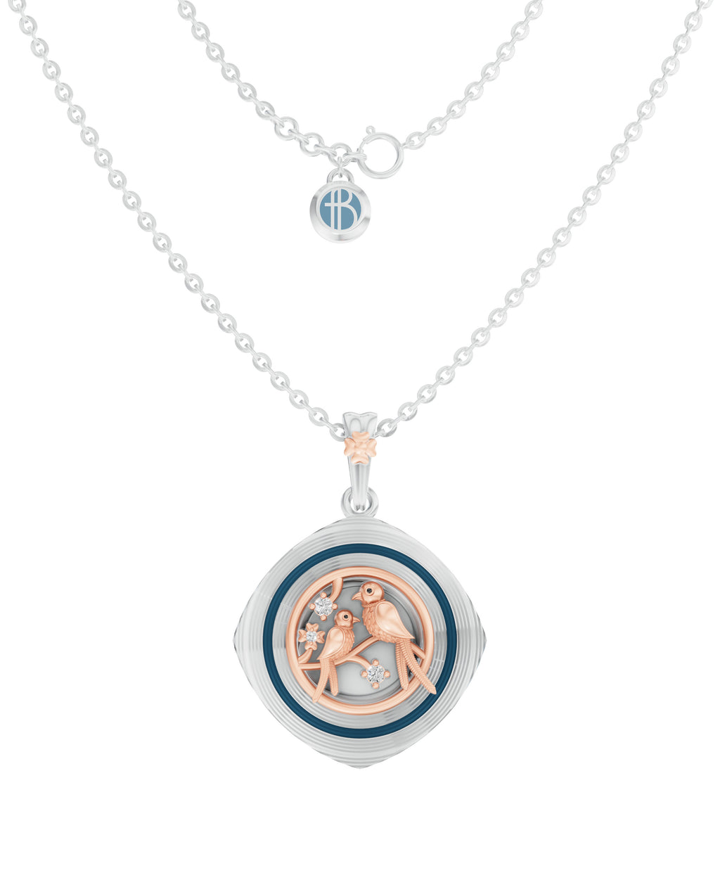 Sterling Silver and Gold Motif
