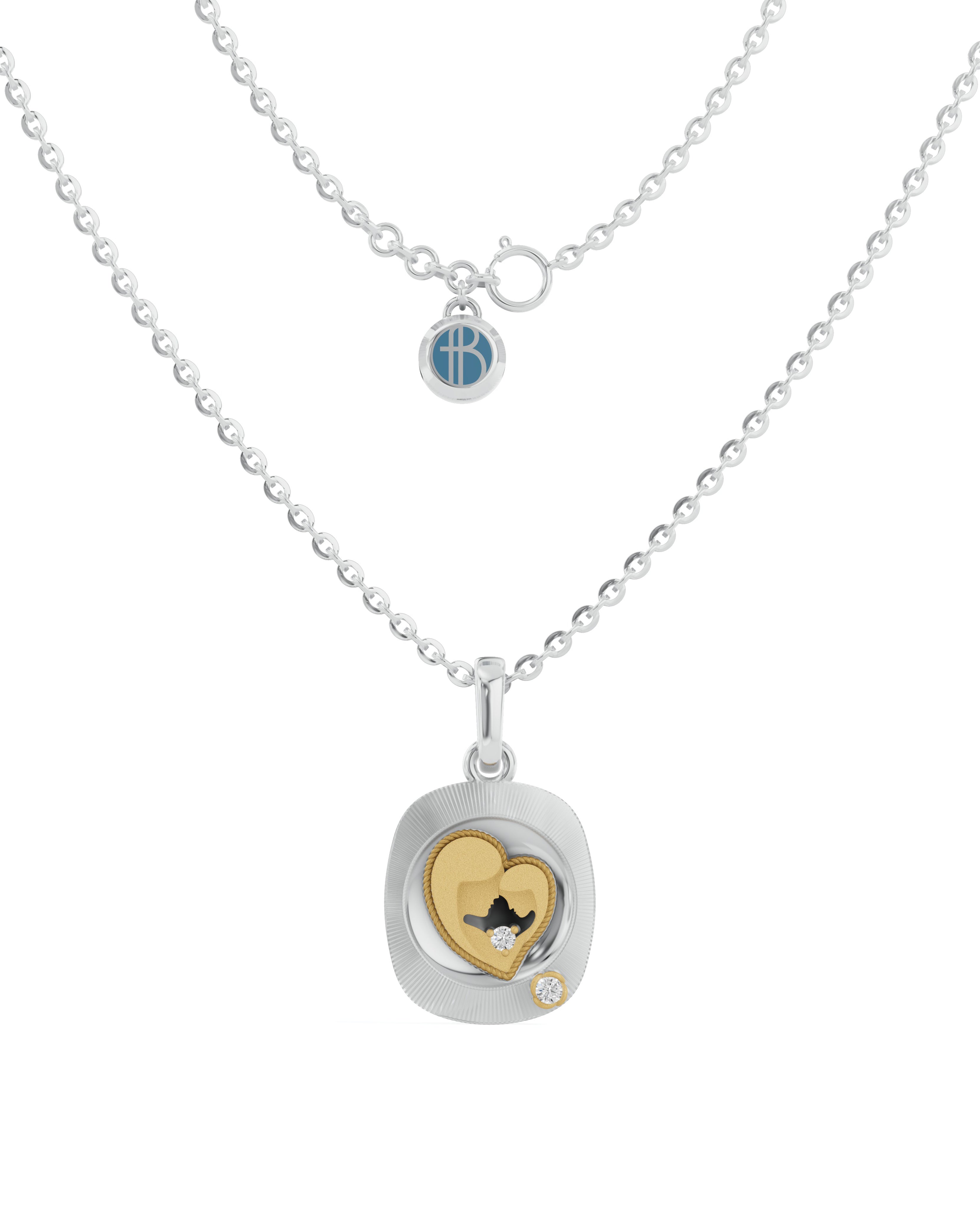 Sterling Silver and Gold Motif