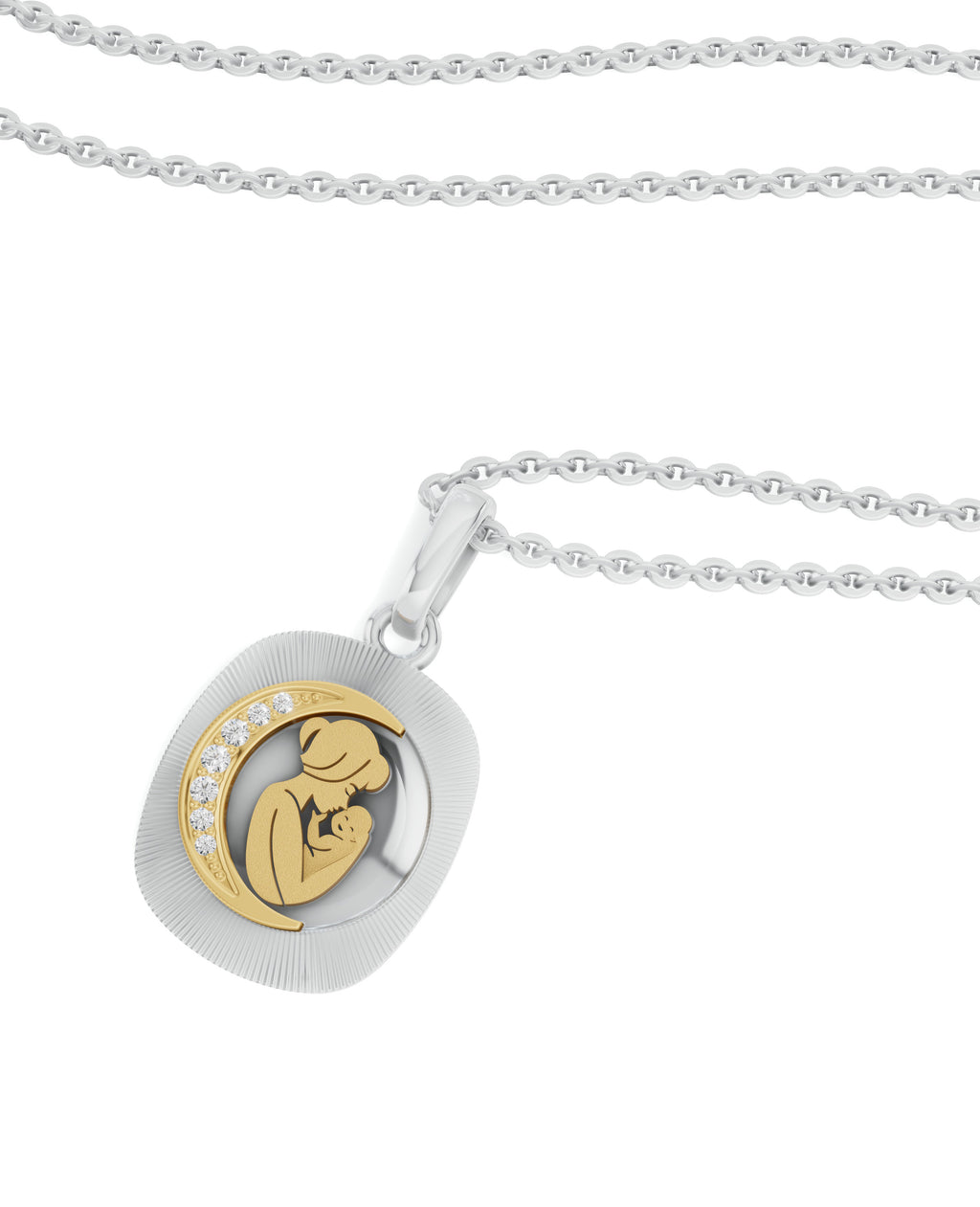 Sterling Silver and Gold Motif