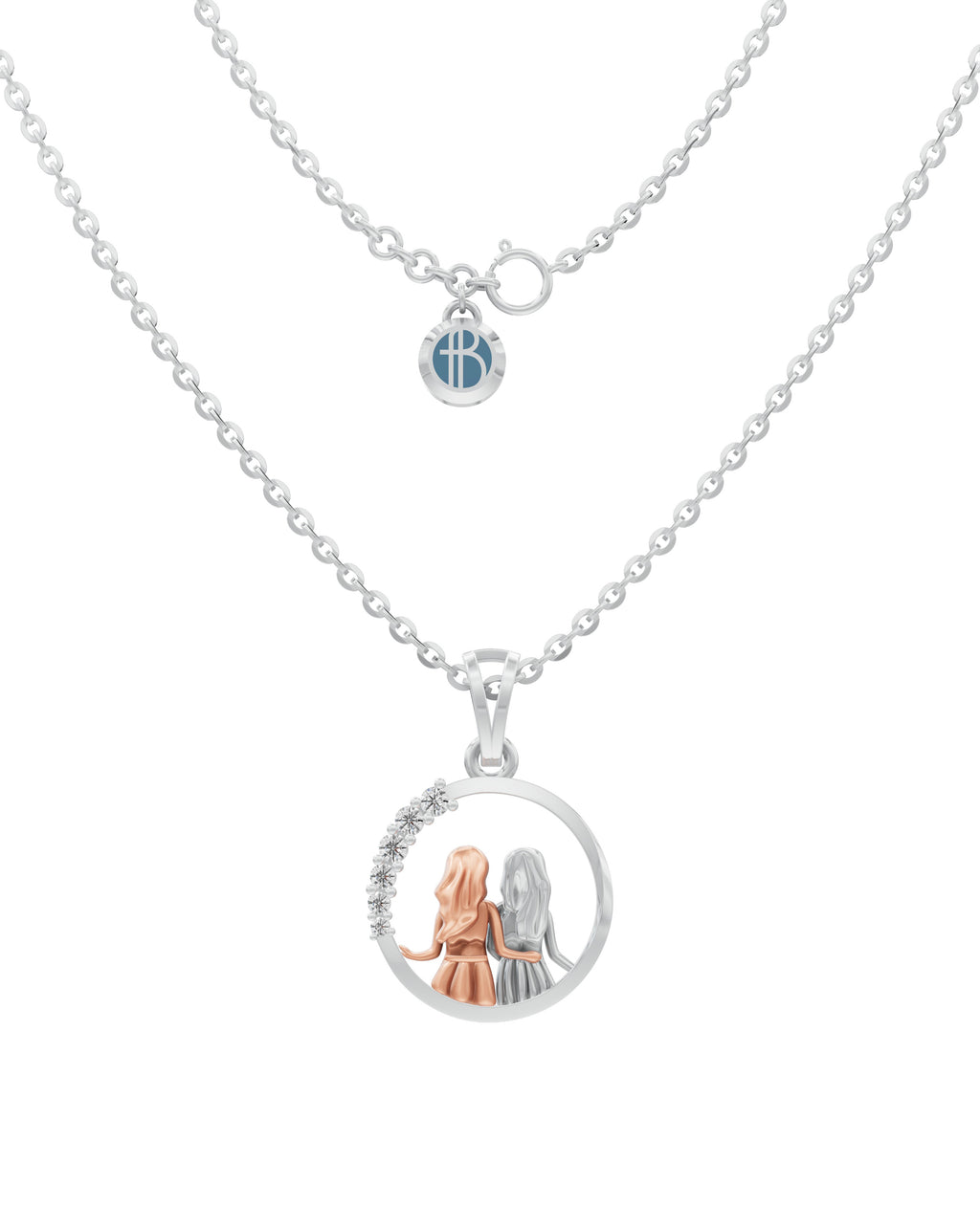 Sterling Silver with Gold motif