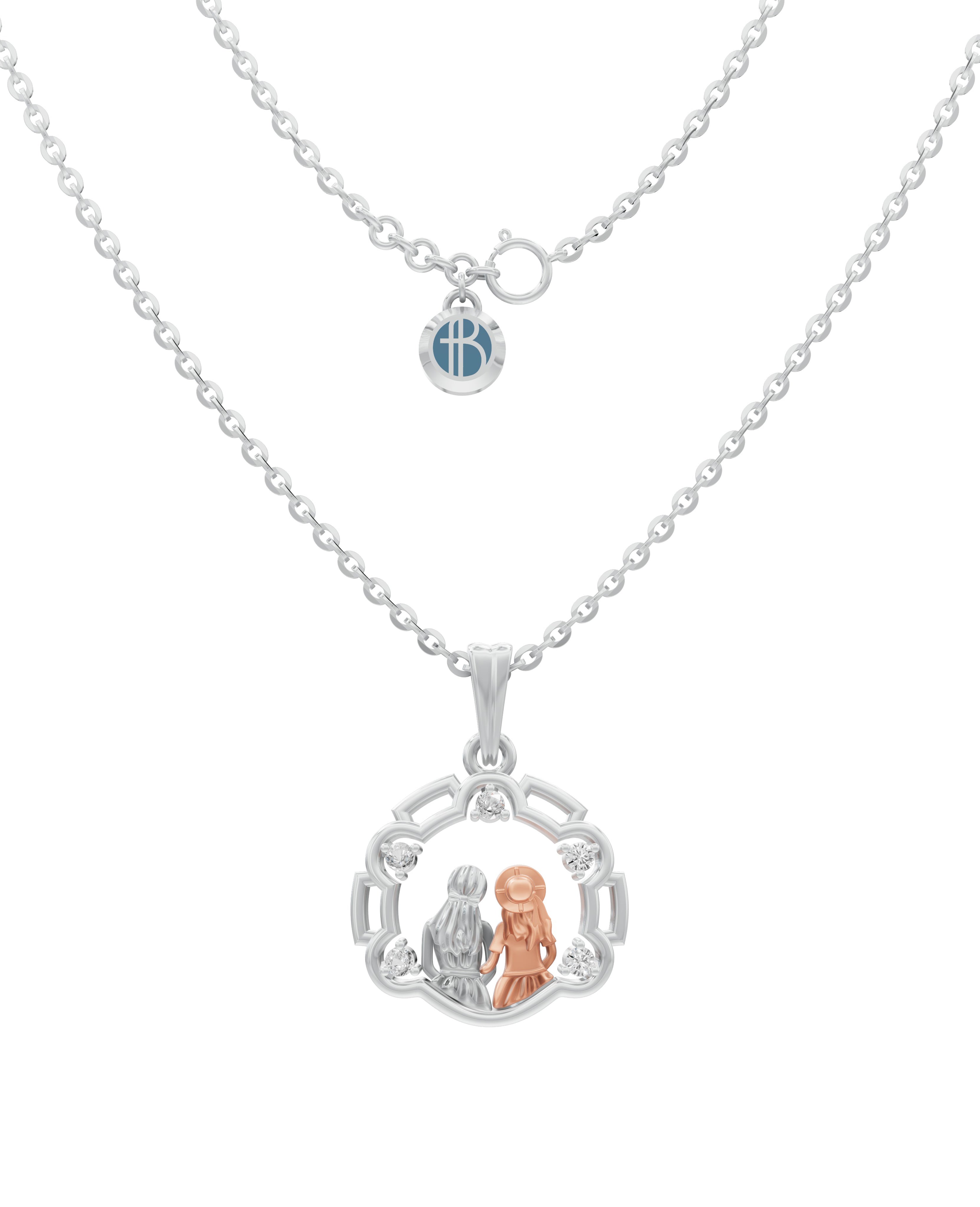 Sterling Silver with Gold motif
