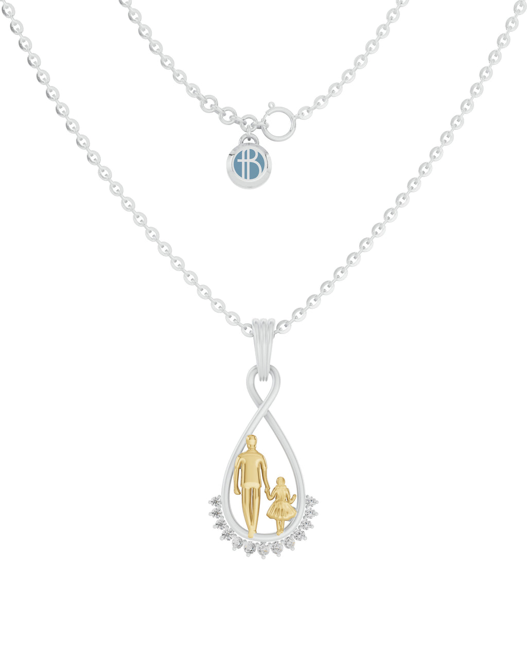 Sterling Silver and Gold Motif