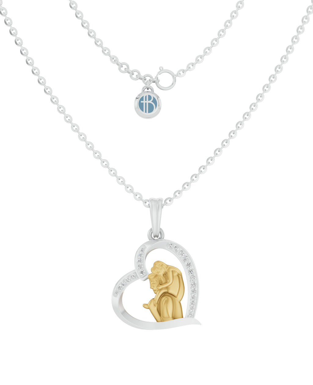 Sterling Silver and Gold Motif