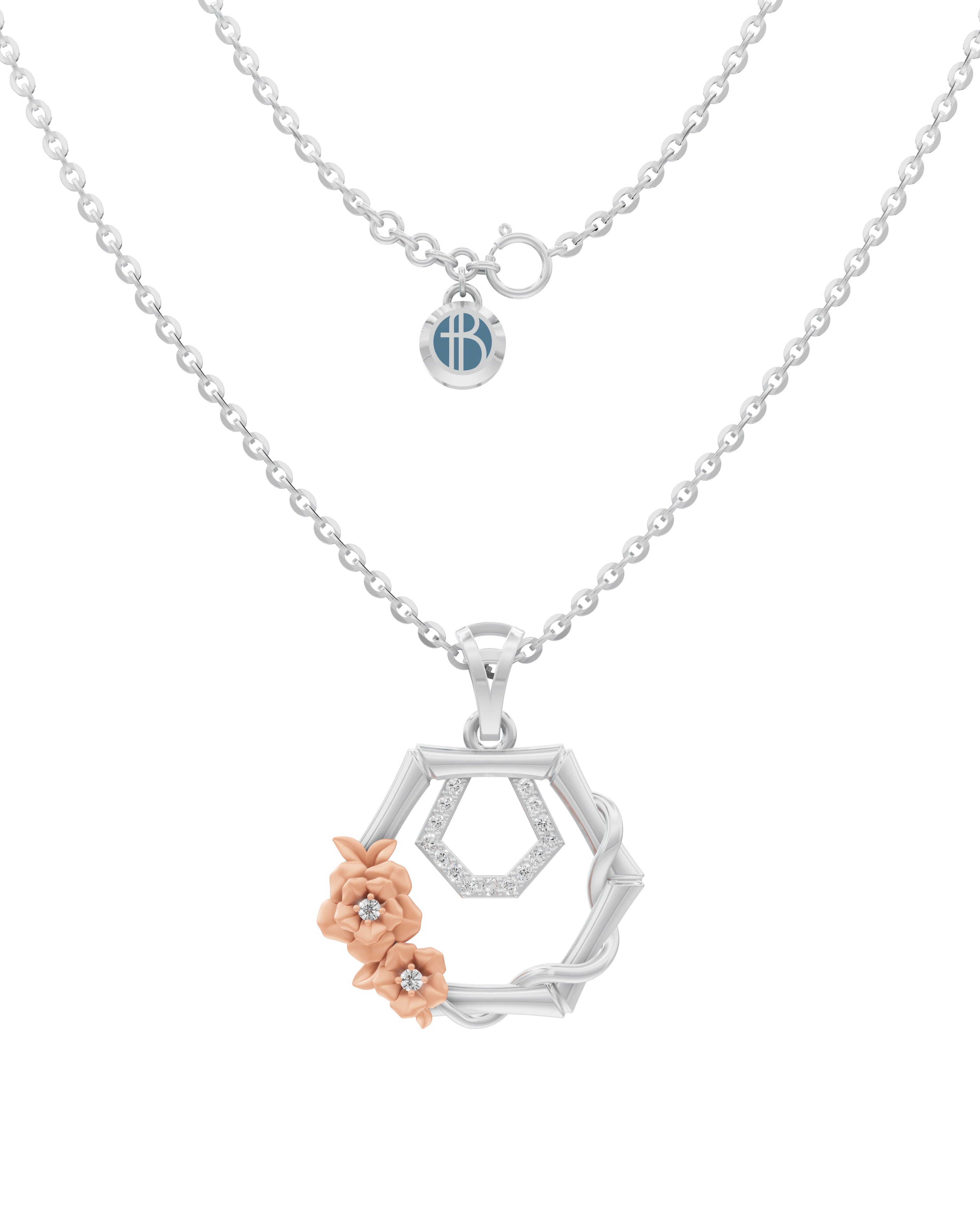 Sterling Silver with Gold motif