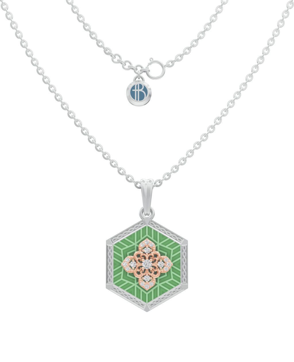 Sterling Silver and Gold Motif