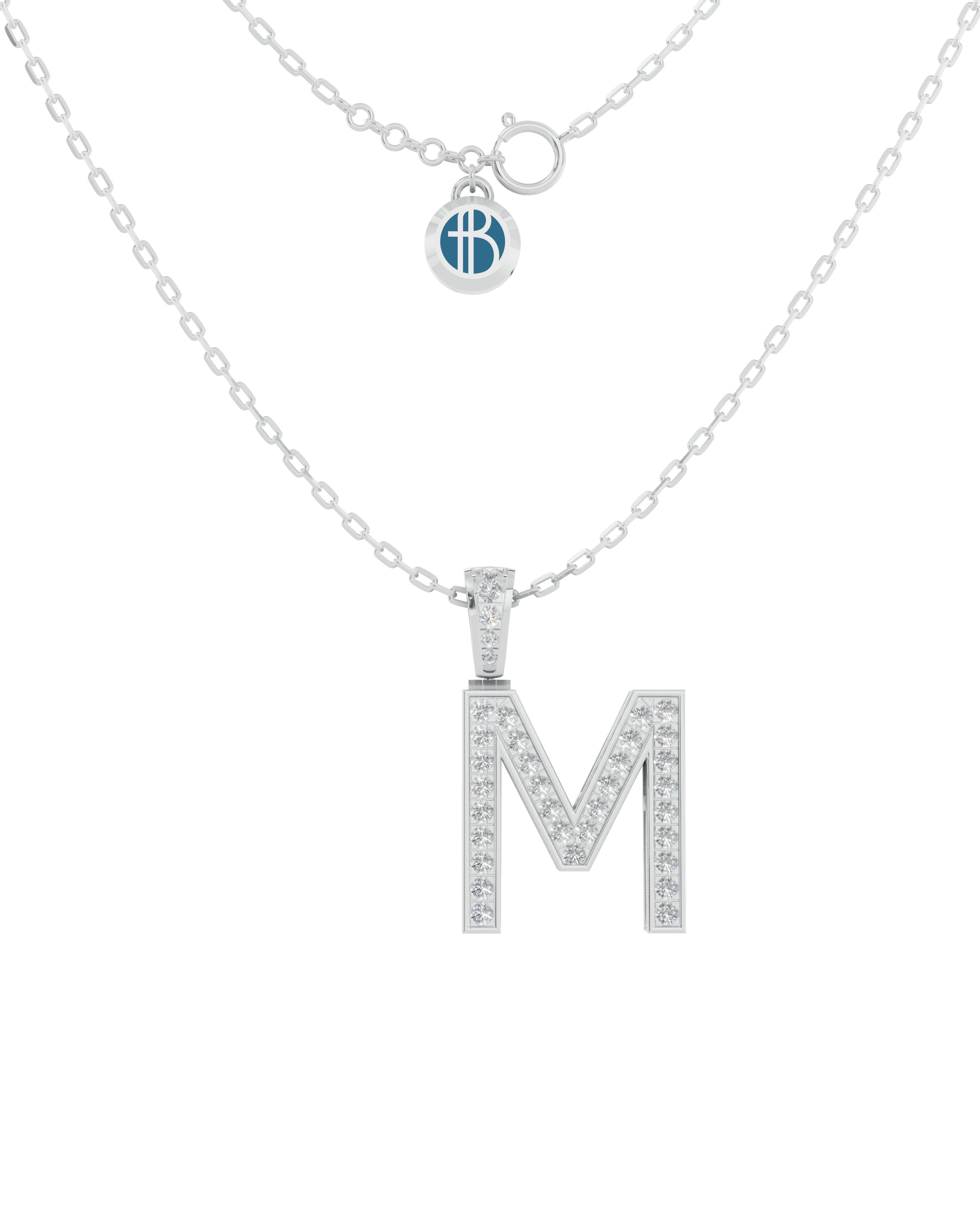 Platinized Sterling Silver