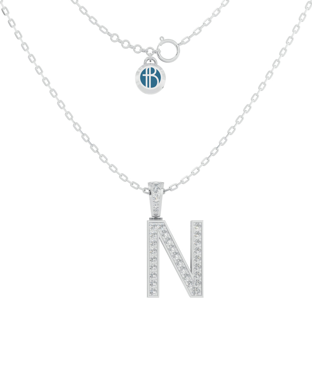 Platinized Sterling Silver